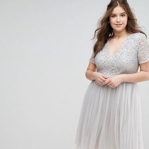 ASOS Maya V-Neck Dress with Sequins